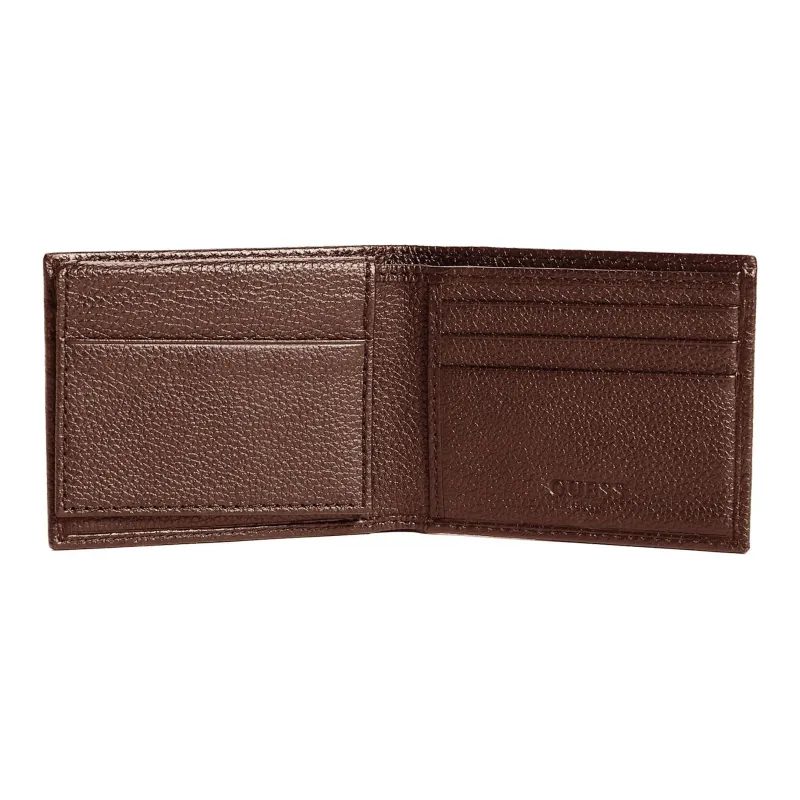 GUESS Artificial Leather Wallet Men's Brown-2