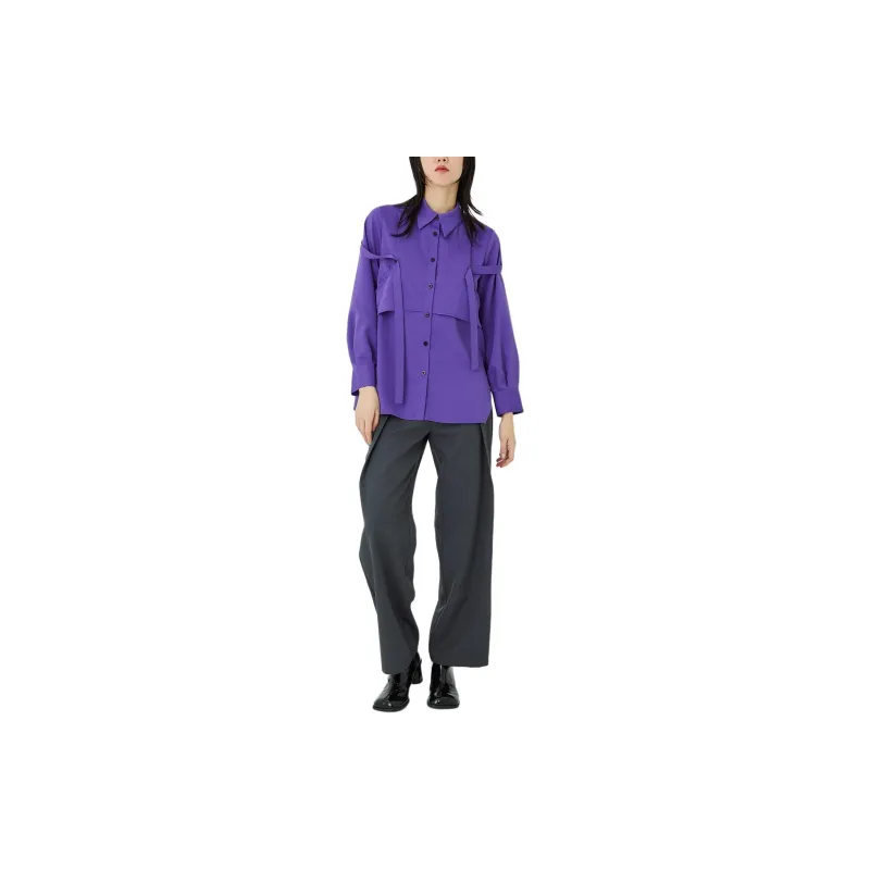 UNITED TOKYO Shirt Women's Purple-1