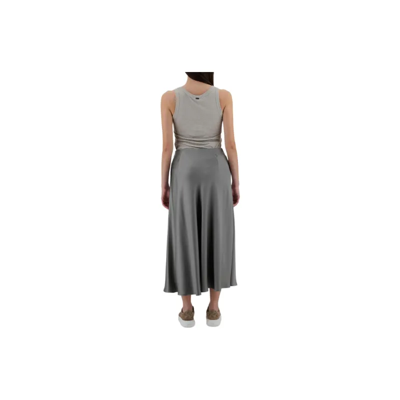 HERNO Satin Midi Skirt-5
