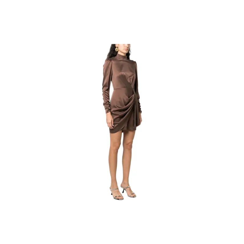 Zimmermann Long-Sleeved Dresses Women's Brown-3