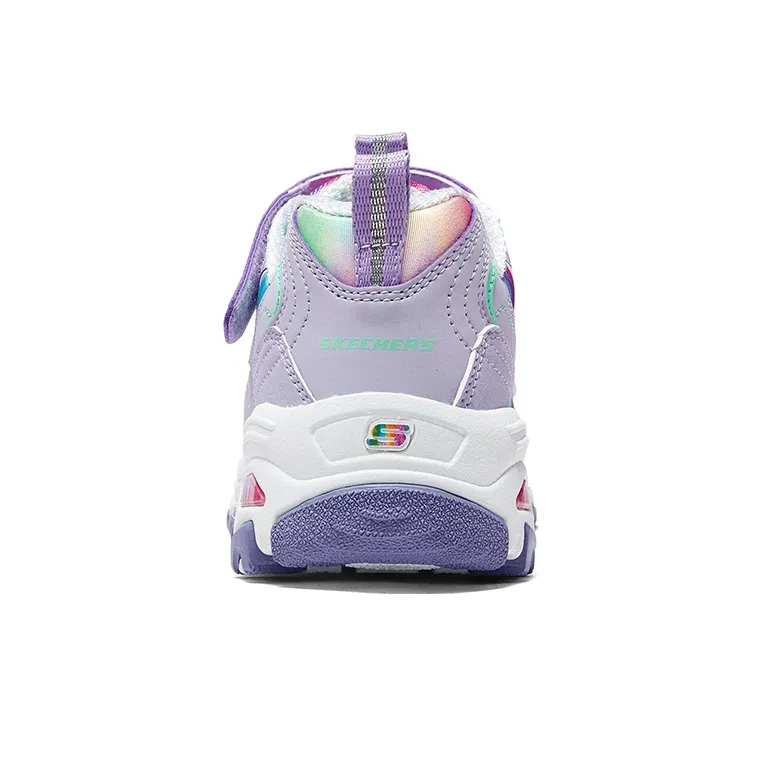 Skechers Girls Cushioning, Wear Resistant Kids Lifestyle Shoes Purple Teenagers-4