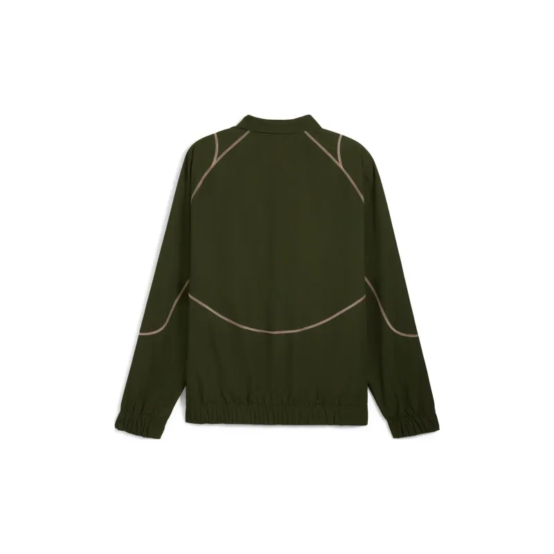 PUMA Manchester City FTBLStatement FW24 Jackets & Coats Men's Green-1