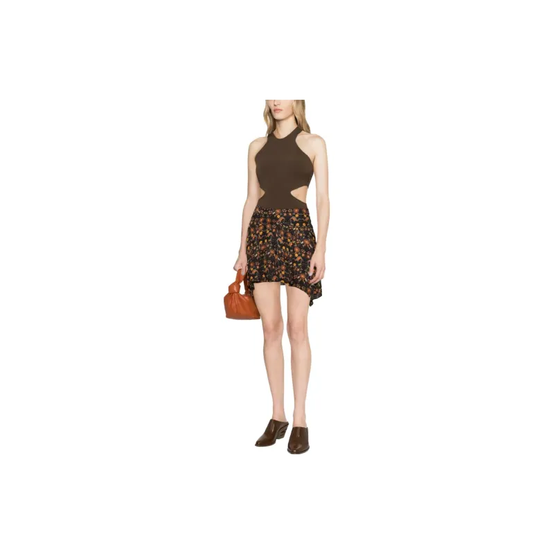 ISABEL MARANT Perrine Floral print Skirt-1