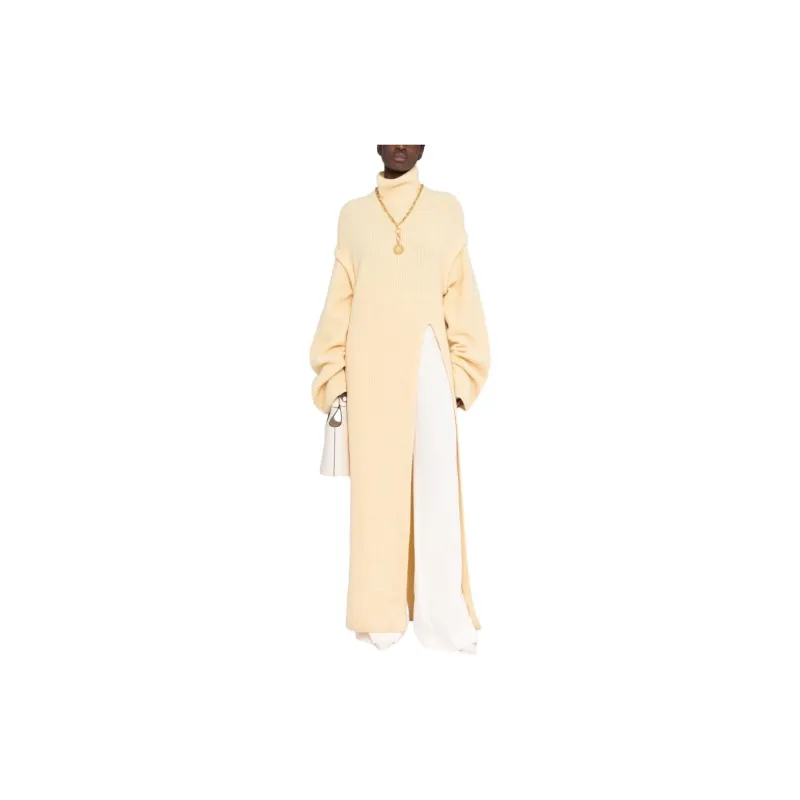NANUSHKA Side-slit Knitted Dress-2