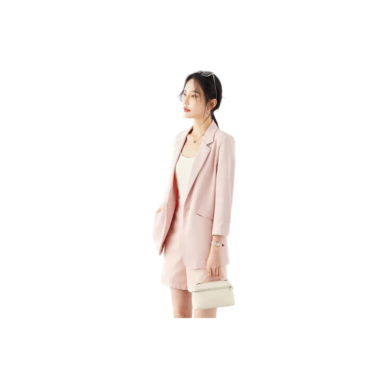 TERRE BLEUE Business Suit Women's Pink-3
