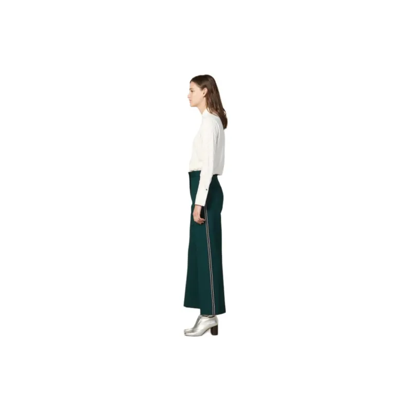 Sandro Knitted Sweatpants Women's Green-1