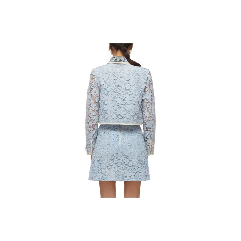 Self portrait Jackets Women's Norway Blue-1