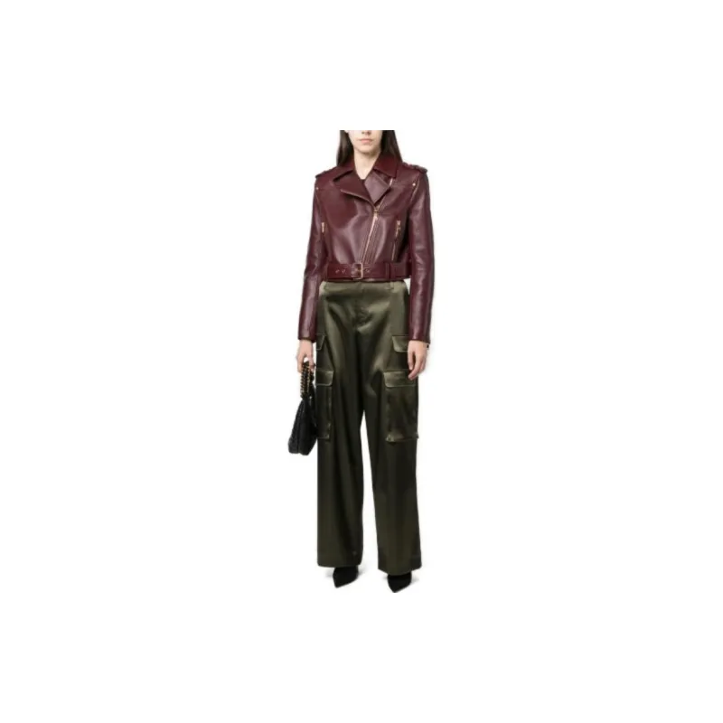 BALMAIN Leather Biker Jacket-1