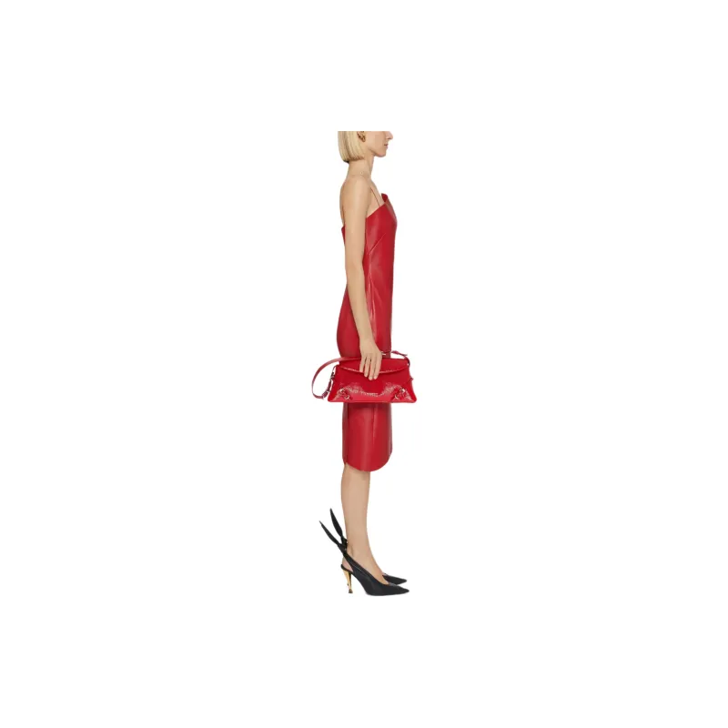 GIVENCHY SS24 Slip Dress Women's Red Cherry-3