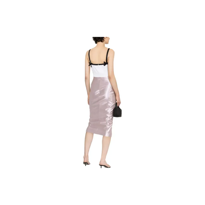 MSGM Bow Detailed Cropped Top-2