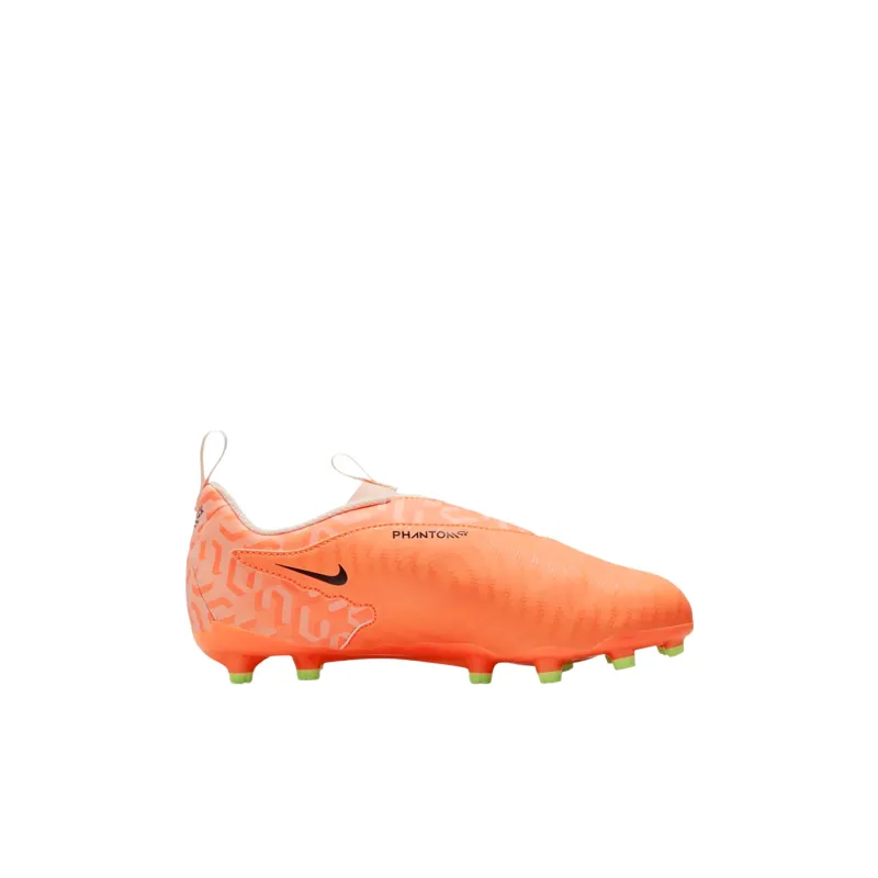 Nike Phantom GX Academy Jr. Phantom GX Academy Slip Resistant Low Top Kids' Soccer Shoes Orange Black Kids-5
