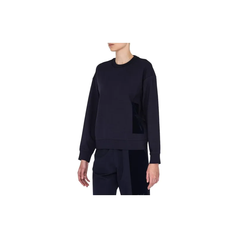 EMPORIO ARMANI Sweatshirts Women's Dark Blue-4
