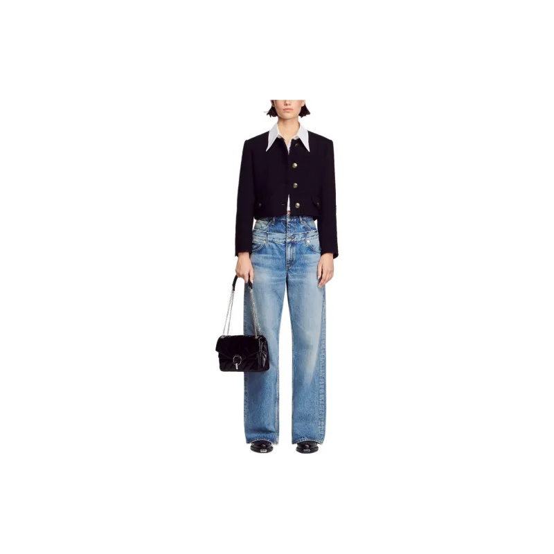 Sandro Jackets & Coats Women's Black-2