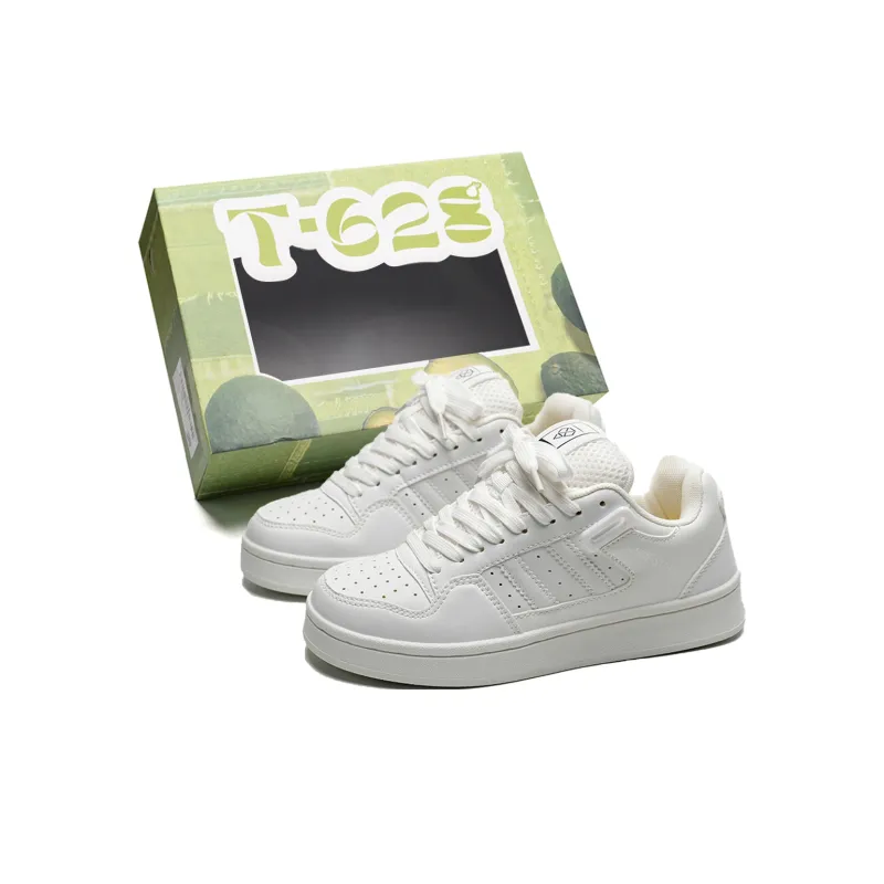 T628 Puffy Shoes, Box Slip Resistant, Abrasion Resistant, Lightweight, Breathable Low Top Skateboard Shoes Unisex-23