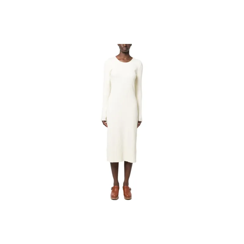 HOLZWEILER Long-Sleeved Dresses Women's White-1