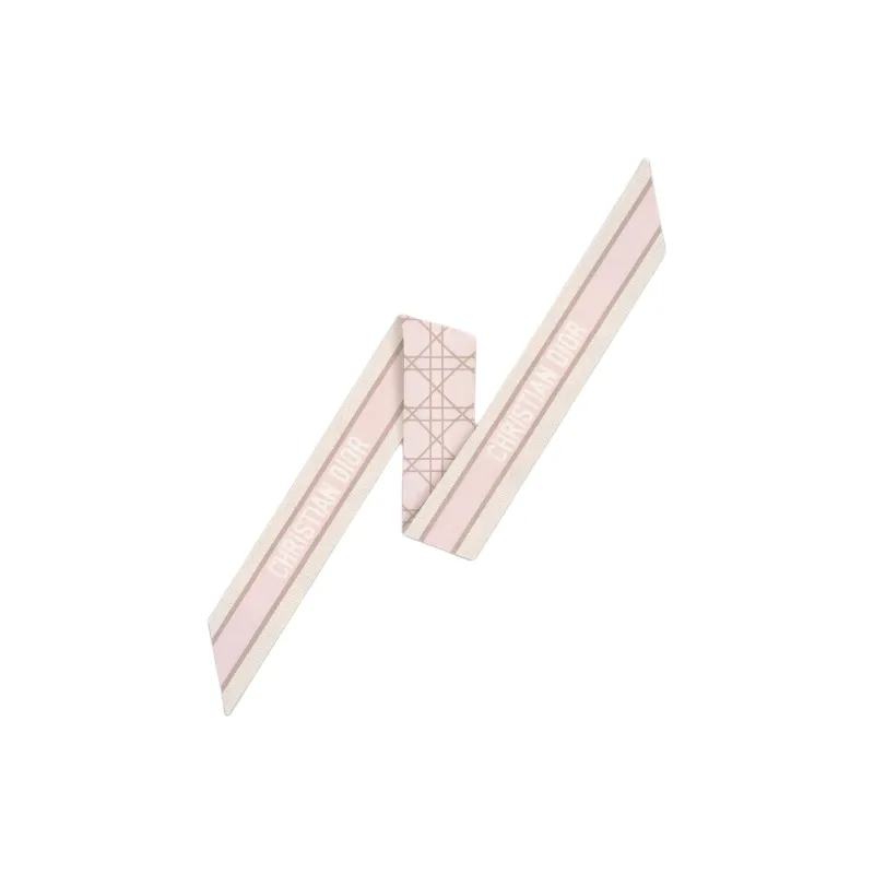 DIOR Mulberry Silk Silk Scarves Unisex Pink-0