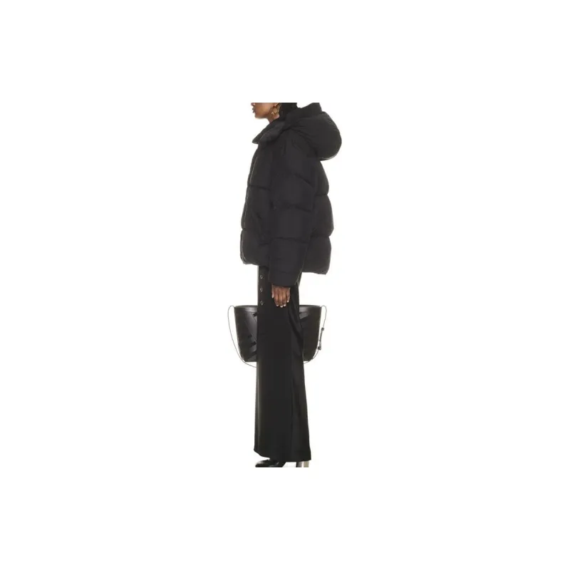 OFF-WHITE Hooded Puffer Jacket-1