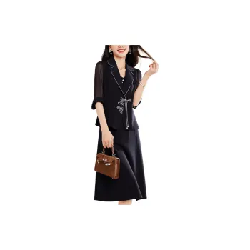 Mylan Skirt Set Women's Navy Blue