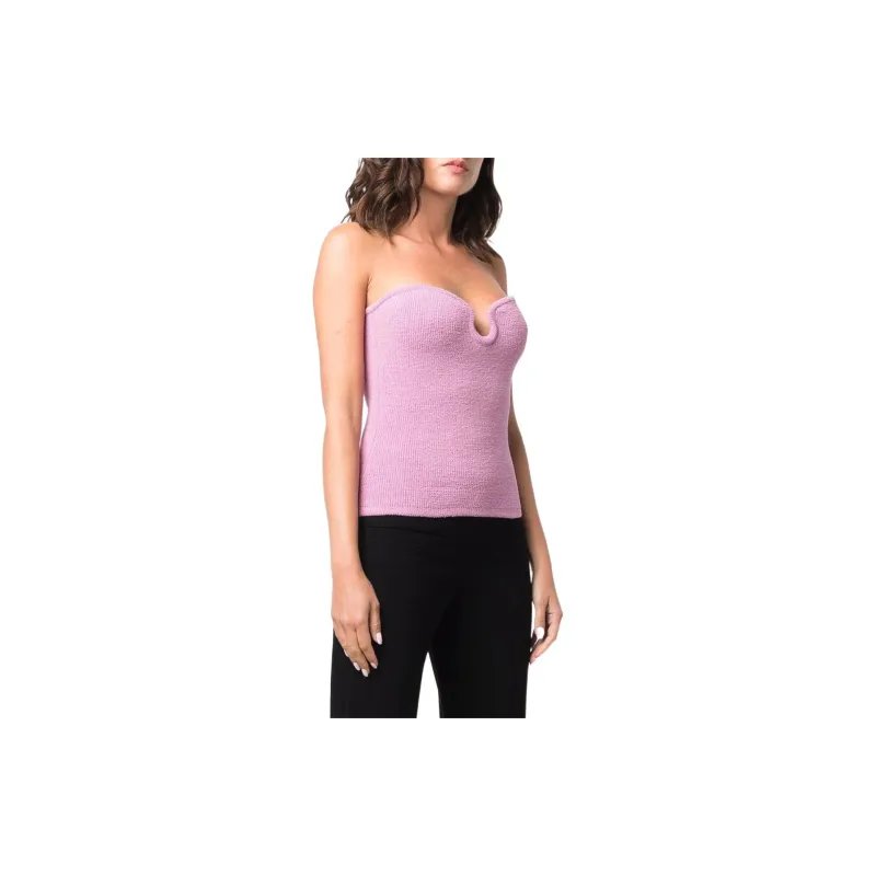 NANUSHKA Strapless Tops Women's Pink-3
