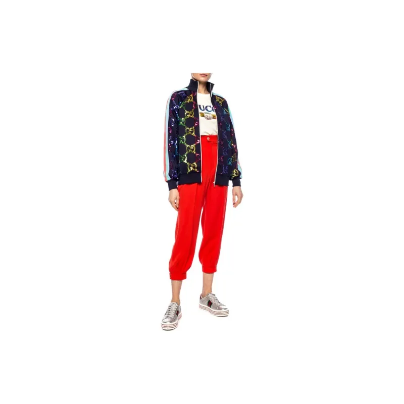 GUCCI 2000s GG pattern Track Jacket-2