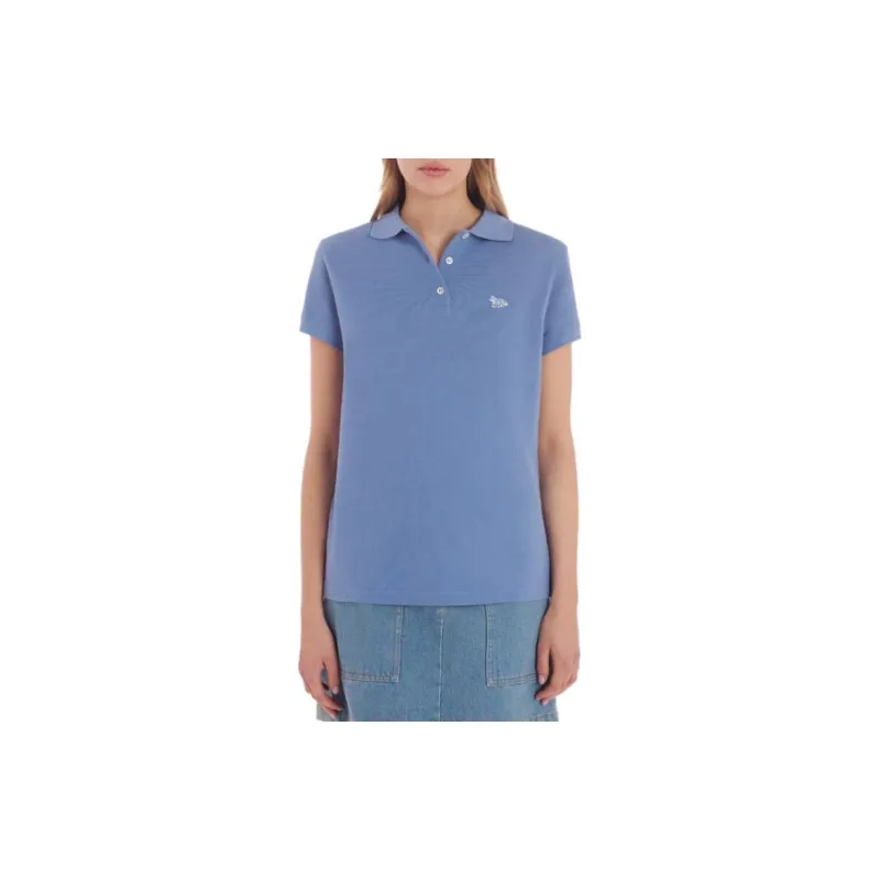 Maison Kitsune Polo Shirt Women's Blue-3