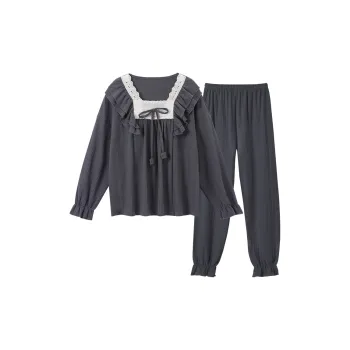 OUSHIBO Pajama Set Women's Black