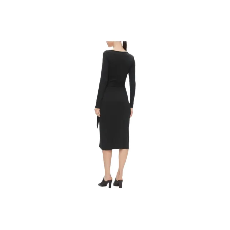 Polo Ralph Lauren Long Sleeved Dresses Women's Black-2