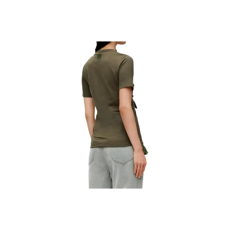 LOEWE T Shirt Women's Olive Green-3