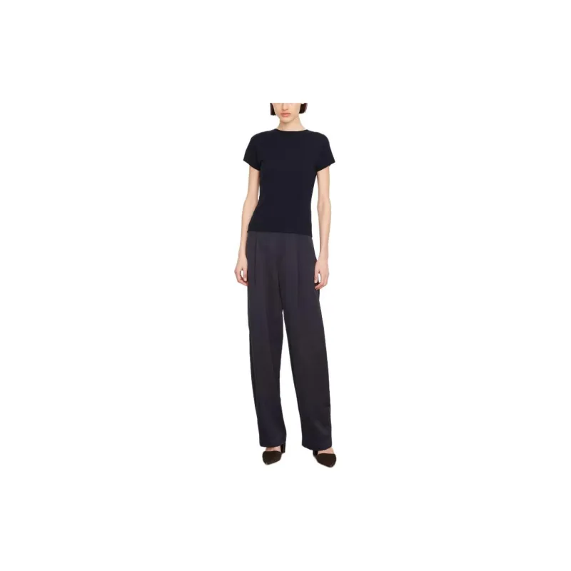 VINCE Short sleeve Wool blend T shirt-1