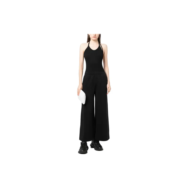 MM6 Maison Margiela Knitted Sports Pants Women's Black-1