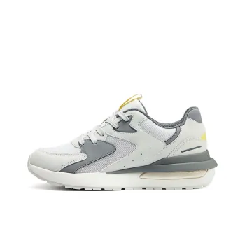Skechers HALOS Cushioning Wear Resistant Low Top Casual Shoes Women's White Gray