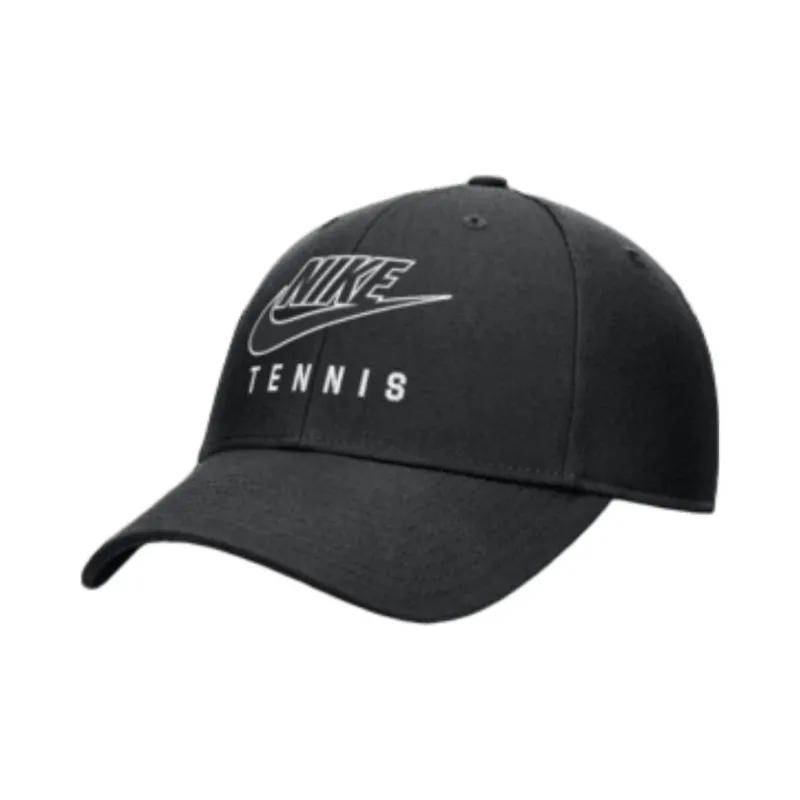 Nike Club Structured Dri FIT Tennis Futura Swoosh Cap-0