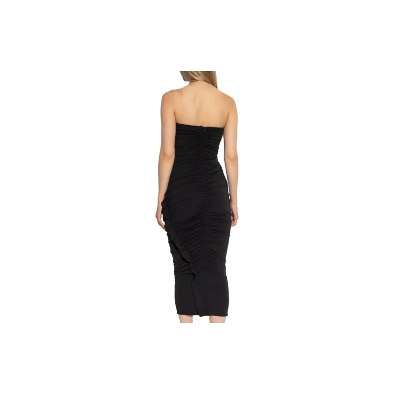 The Attico Ruched Midi Dresses-3