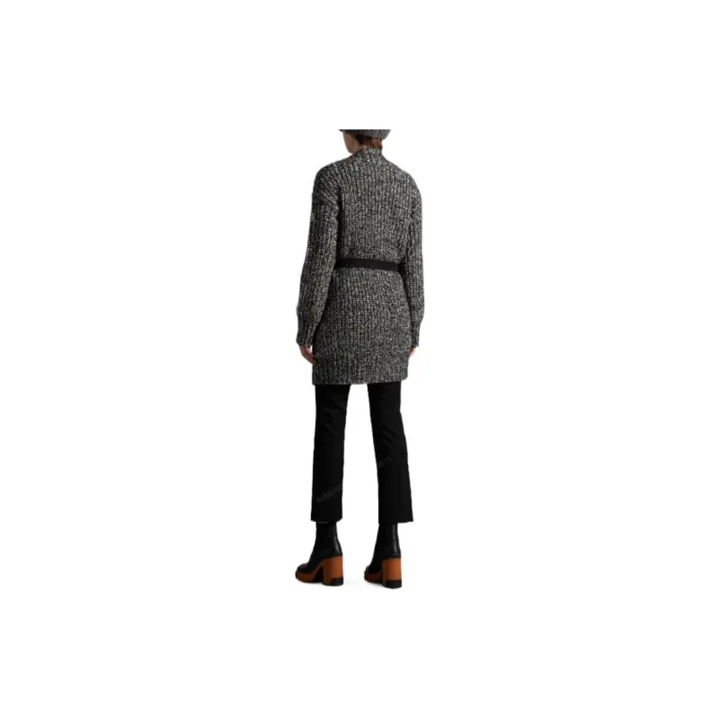Moncler FW22 Fitted Knitwear Women's Gray-1