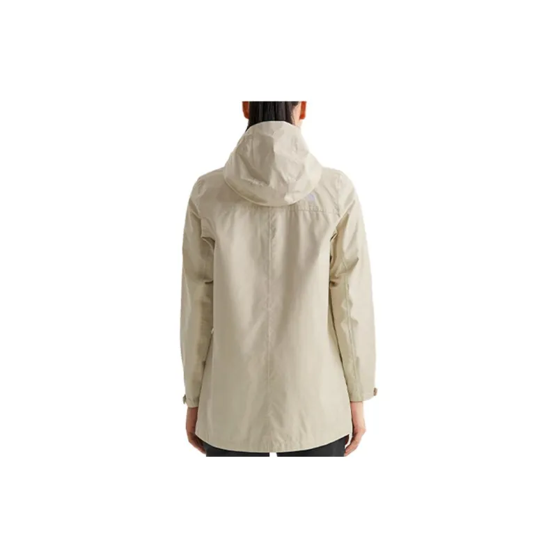 THE NORTH FACE City Outdoor Collection Water Resistant Windproof And Water Repellent Windbreaker Jacket Women's Khaki-2