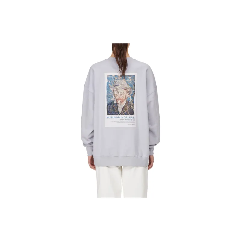 MUSIUM DIV Crew Neck Loose Fit Sweatshirt Women's-15