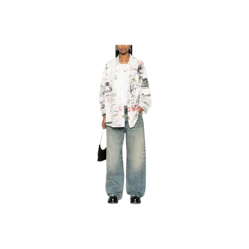 R13 Shirts Women's White-1