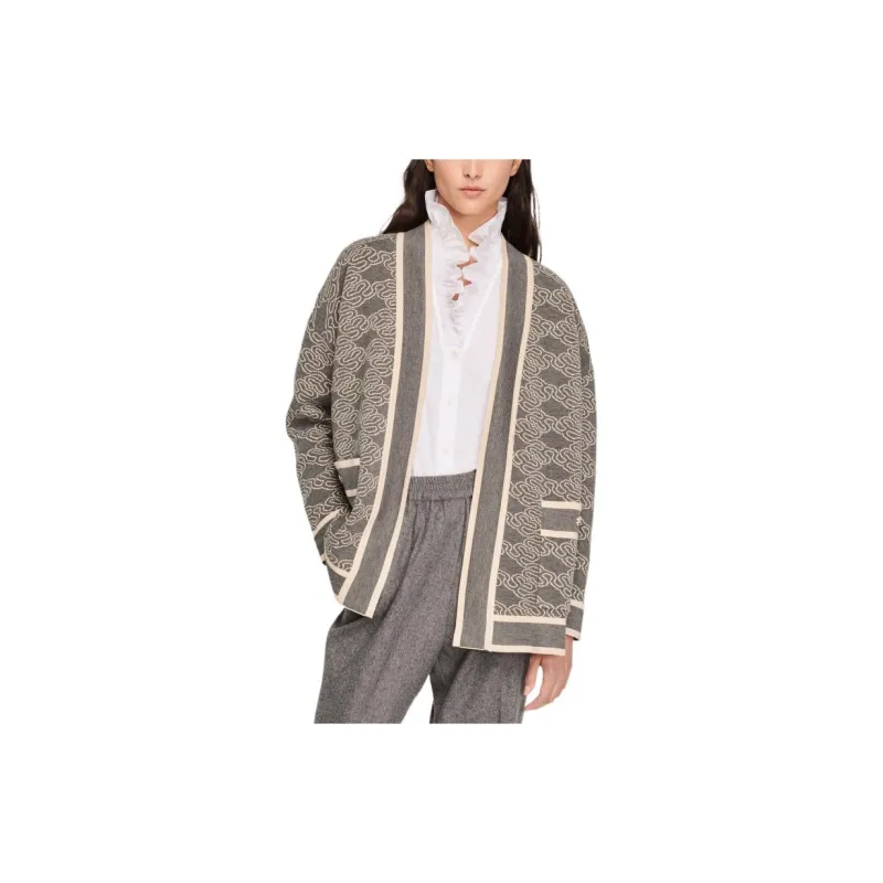 Sandro FW22 Knitwear Women's Gray-3