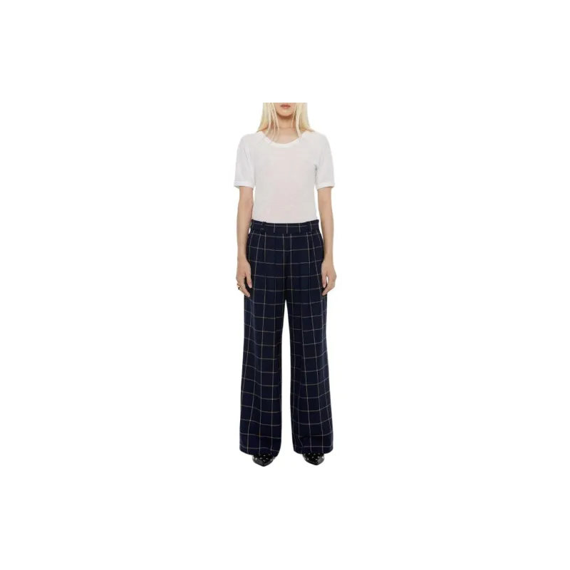 Bimba Y Lola Checked Flared Trousers-1