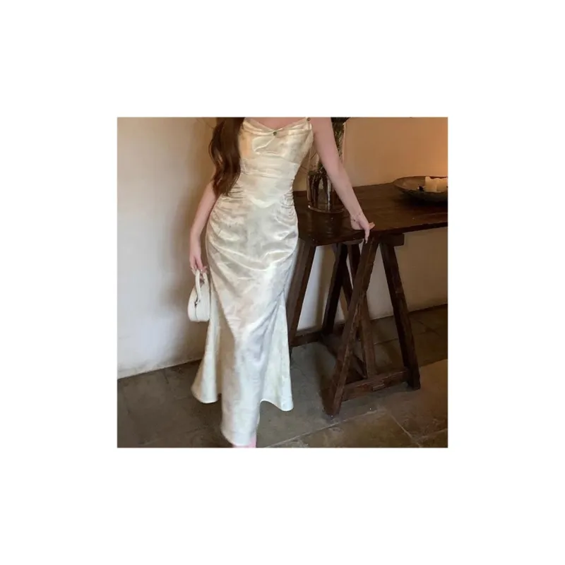 BETTER BING SS24 Slip Dresses Women's Champagne Gold-7