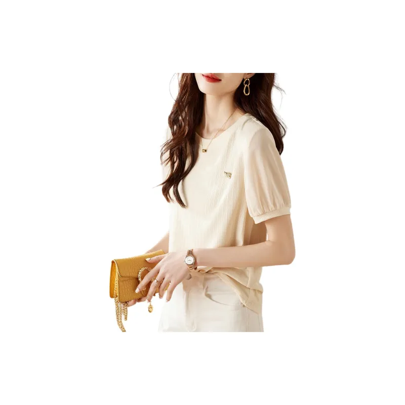Mo Han Yi Mei T Shirt Women's Yellow-2