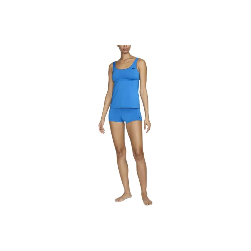 Nike Tankini Two Piece Swimsuit Women's Blue-3