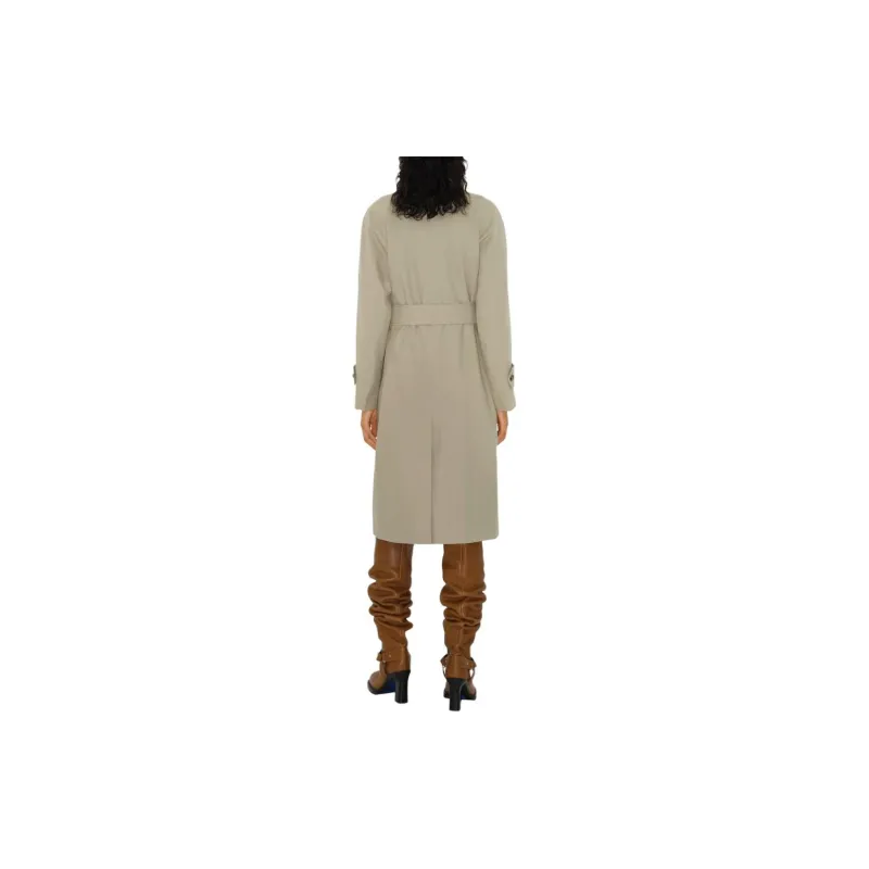 Burberry Cotton Gabardine Coat-3