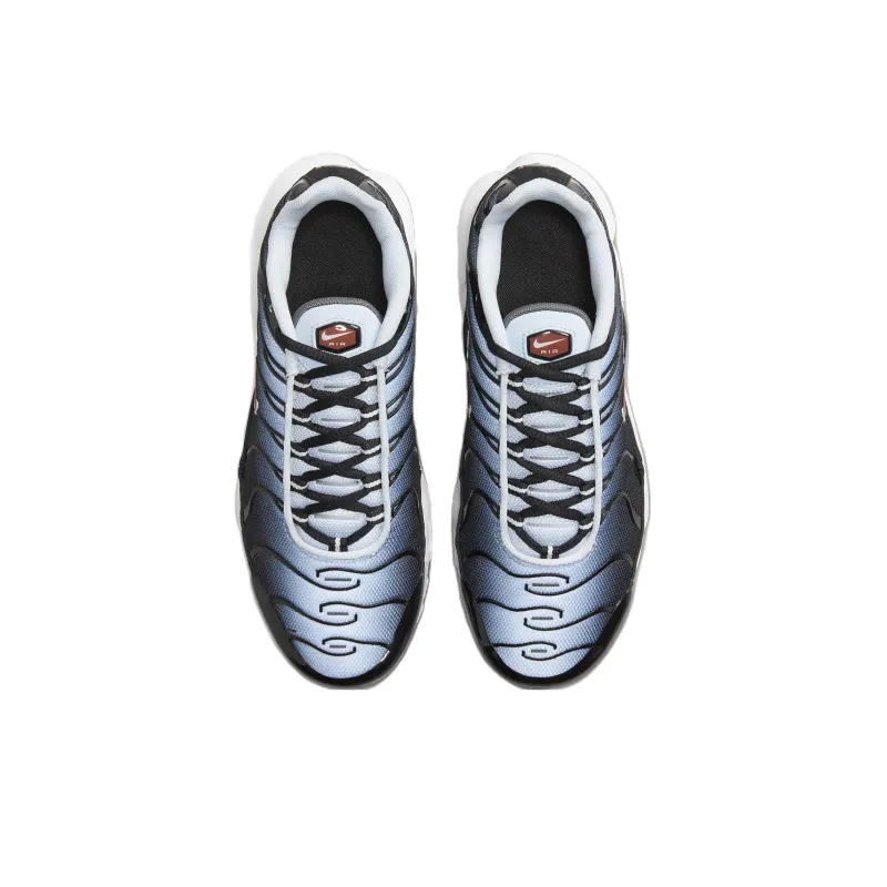 Nike Air Max Plus Durable Breathable Low Top Kids' Running Shoes Black Blue Teenagers-3