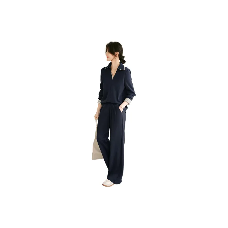 XWI Casual Suit Women's Navy Blue-2