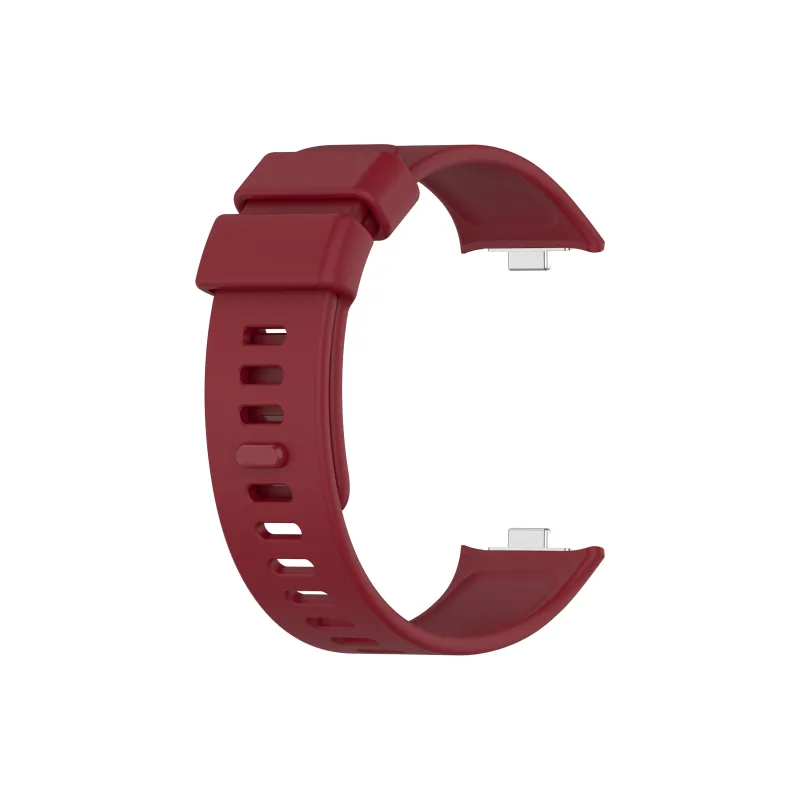 FZRT Xiaomi Red Beige Compatibility Watch Band Quick Release Silicone One Piece Strap Silicone Material-15