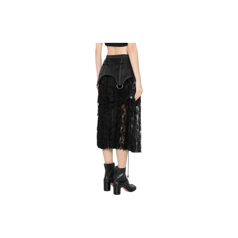 ANDERSSON BELL Lace Combination Maxi Skirt-2
