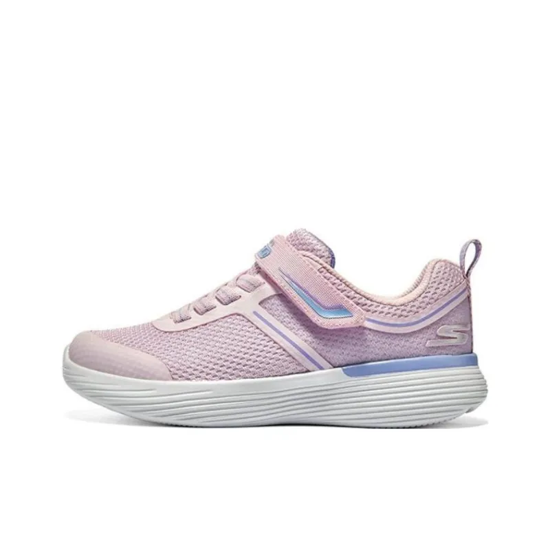 Skechers Go Run 400 V2 Anti Slip Wear Resistant Low Top Kids Lifestyle Shoes Light Pink Teenagers-0