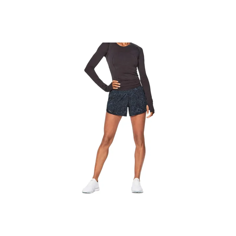 Lululemon Hotty Hot Sports Shorts Women's Blue-3