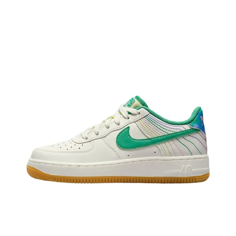 Nike Air Force 1 Low LV8 3 Heel Stitch Sail Stadium Green GS-0